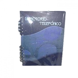 agen001 agenda telef pasta dura tipo cuaderno